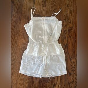 New with tags Lecole des femmes Marie Antionette cotton lingerie set